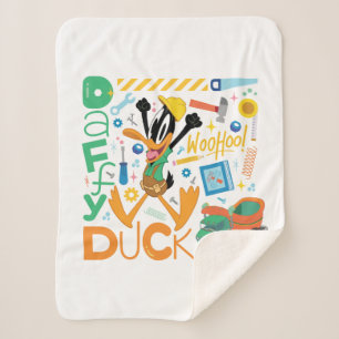 Manta Sherpa BUGS BUNNY BUILDERS™ DAFFY DUCK™ Herramientas de