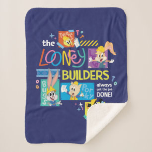 Manta Sherpa BUGS BUNNY BUILDERS™  El Collage de Looney Builder
