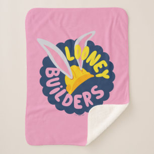 Manta Sherpa BUGS BUNNY BUILDERS™ Logotipo de vieira de Gorra
