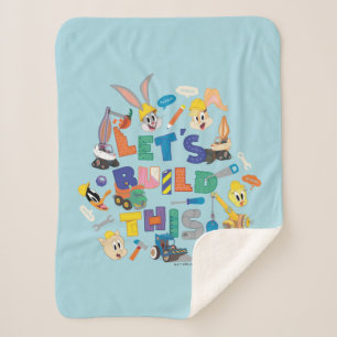 Manta Sherpa BUGS BUNNY BUILDERS™  "Vamos a construir esto" Col
