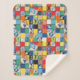 Manta Sherpa BUGS BUNNY™ Colorful Name y Face Checker