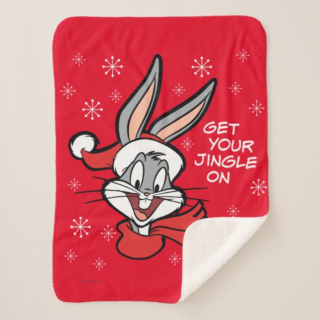 Manta Sherpa BUGS BUNNY™ Holiday Cheer (Anverso)