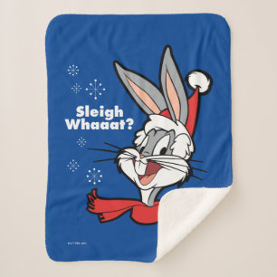 Manta Sherpa BUGS BUNNY™ "Sleigh Whaaat?"