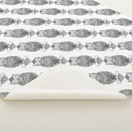 Manta Sherpa Búho (blanco) - Sherpa Blanket