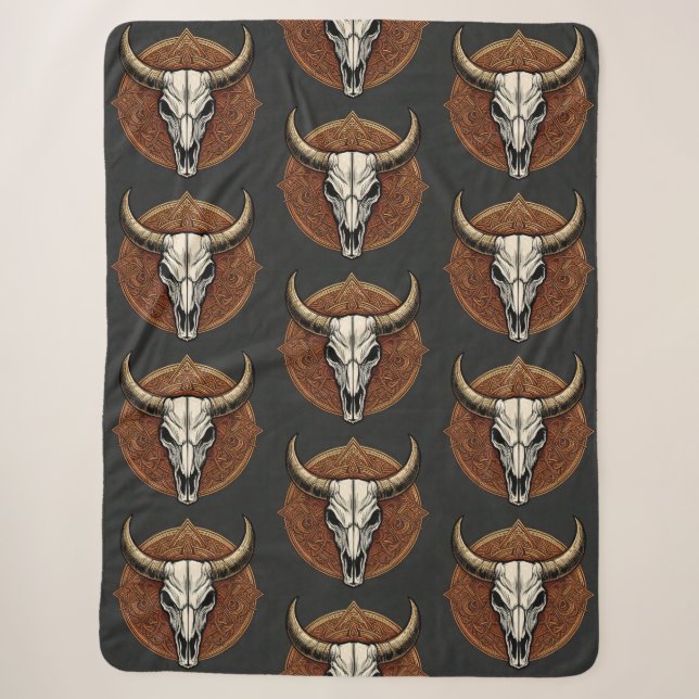 Manta Sherpa Bull Skull (Anverso)