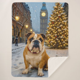 Manta Sherpa Bulldog Holiday