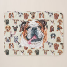 Bulldog inglés y mascota de amigos