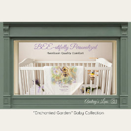 Manta Sherpa Bumblebee Sherpa Baby Blanket | Nature Gift