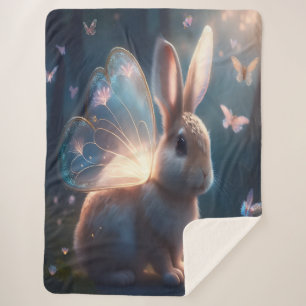 Manta Sherpa Bunny mariposa