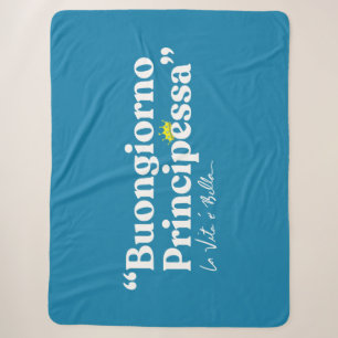 Manta Sherpa Buongiorno Principessa