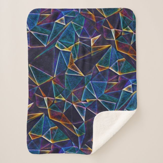 Manta Sherpa Burbujas rotas Sherpa Blanket (Anverso)
