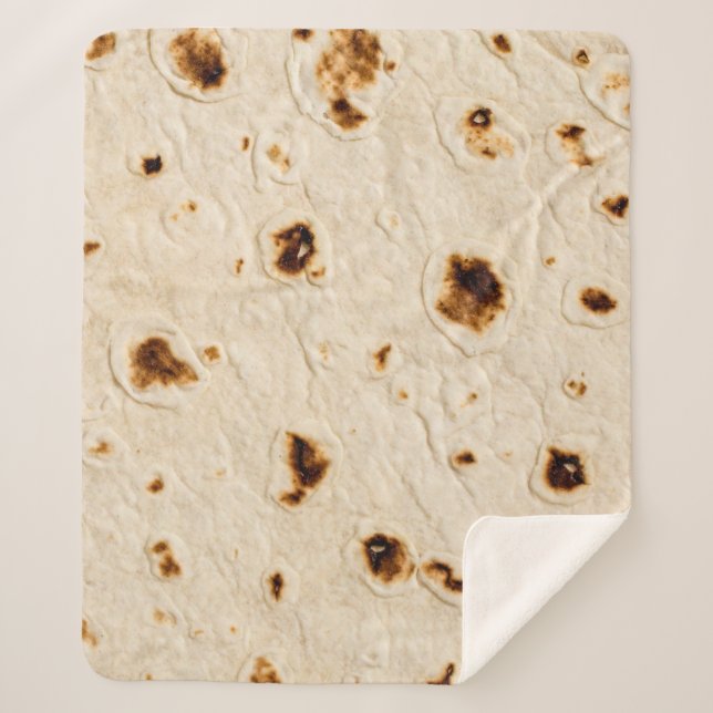 Manta Sherpa Burritos, Tortilla gigante (Anverso)