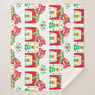 Manta Sherpa Caballo de dala sueco: Arte popular