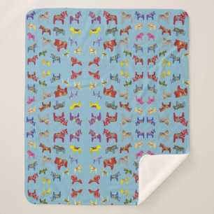 Manta Sherpa Caballos de Dala