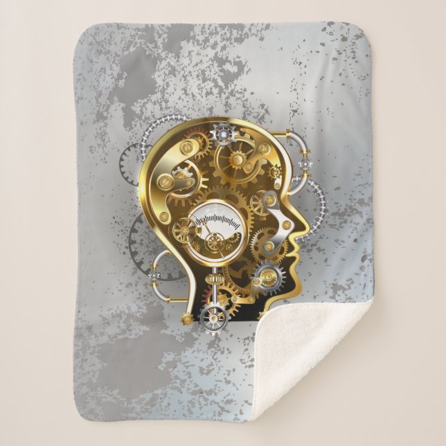 Manta Sherpa Cabeza de vapor con manómetro (Anverso)