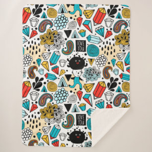 Manta Sherpa Cabeza loca