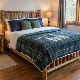 Manta Sherpa Cabina acogedora personalizada Throw Blanket