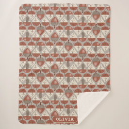 Manta Sherpa Cabincore Autumnal Stripes