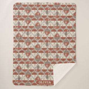 Manta Sherpa Cabincore Autumnal Stripes