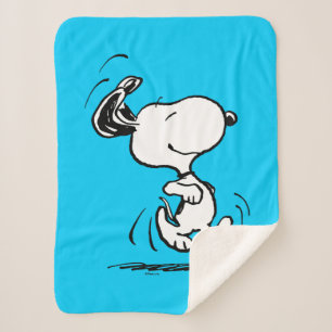 Manta Sherpa Cacahuetes   Baile Snoopy Happy