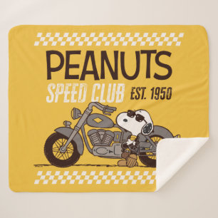Manta Sherpa Cacahuetes   Club de velocidad Snoopy