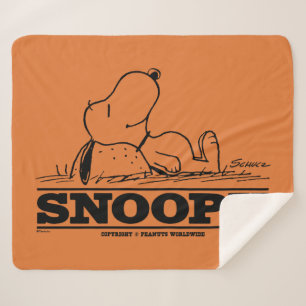 Manta Sherpa Cacahuetes   Descanso de Snoopy