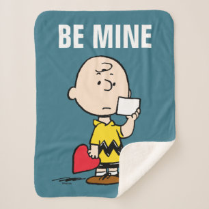 Manta Sherpa Cacahuetes   El día de San Valentín Charlie Brown