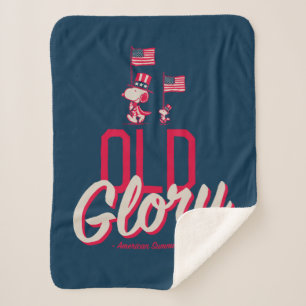Manta Sherpa Cacahuetes   Gloria vieja de verano estadounidense