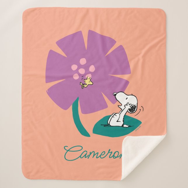 Manta Sherpa Cacahuetes | Ilustración de la naturaleza | Añadir (Anverso)