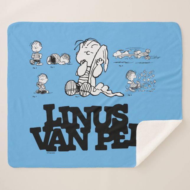 Manta Sherpa Cacahuetes | Linus (Anverso (horizontal))