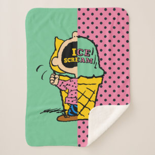 Manta Sherpa Cacahuetes   Media y media del Helado Sally