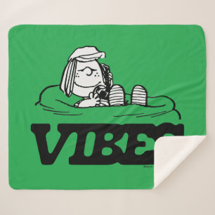 Manta Sherpa Cacahuetes   Peppermint Patty Vibes