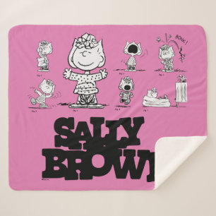 Manta Sherpa Cacahuetes   Sally Brown
