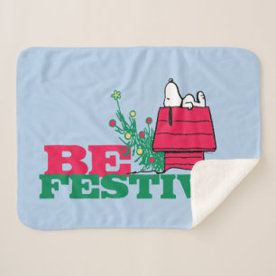 Manta Sherpa Cacahuetes   Ser festivo