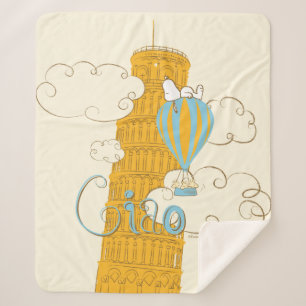 Manta Sherpa Cacahuetes Snoopy & Woodstock Ciao