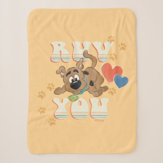 Manta Sherpa Cachorro Scooby-Doo "Ruv You"
