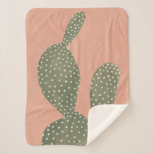 Manta Sherpa Cactus coralinos