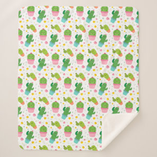 Manta Sherpa Cactus Sherpa Blanket