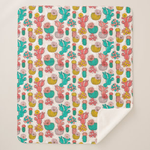 Manta Sherpa Cactus Sherpa Blanket
