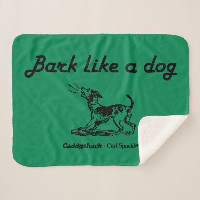 Manta Sherpa Caddyshack | Barca Como Perro! (Anverso (horizontal))
