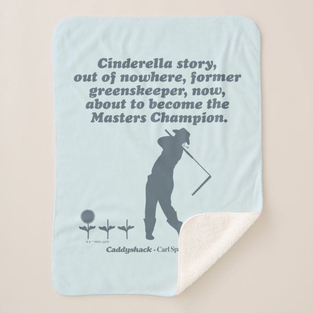 Manta Sherpa Caddyshack | Cindrella Story (Anverso)