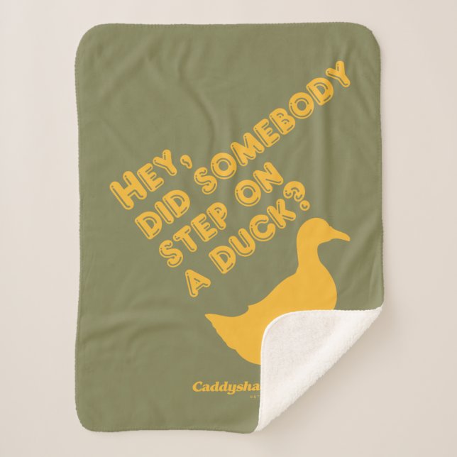 Manta Sherpa Caddyshack | Hey, ¿Alguien Se Puso Un Pato? (Anverso)