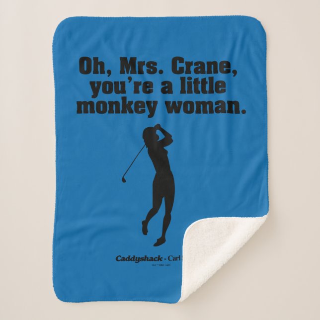 Manta Sherpa Caddyshack | Oh Sra. Crane (Anverso)
