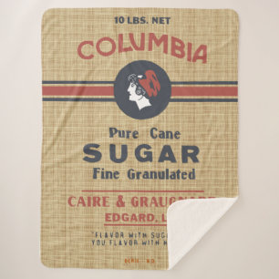Manta Sherpa Caire & Graugnard Sugar Bag Blanket