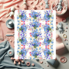 Manta Sherpa Calabazas de otoño pandulación dulce azul de la fl