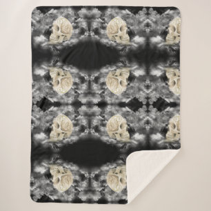 Manta Sherpa Calavera