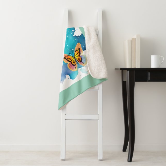 Manta Sherpa calda e avvolgente. (In situ)