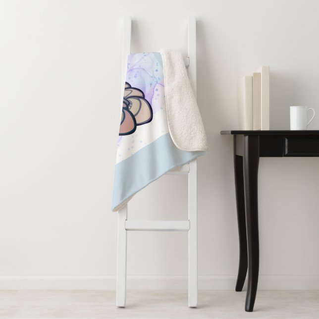 Manta Sherpa calda e avvolgente. (In situ)