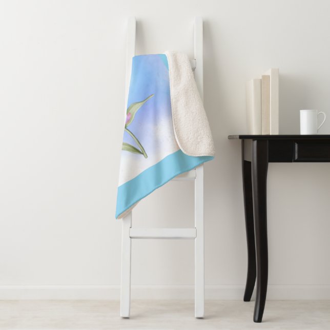 Manta Sherpa calda e avvolgente. (In situ)