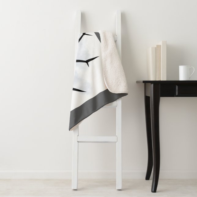 Manta Sherpa calda e avvolgente. (In situ)